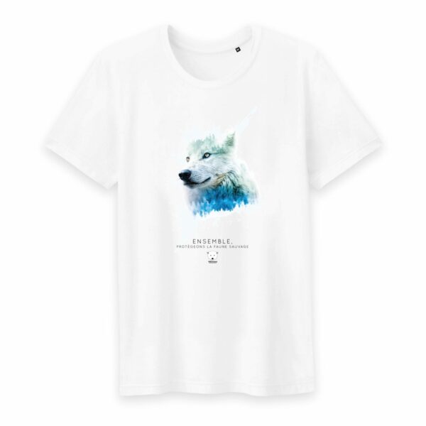 T-shirt col rond Loup