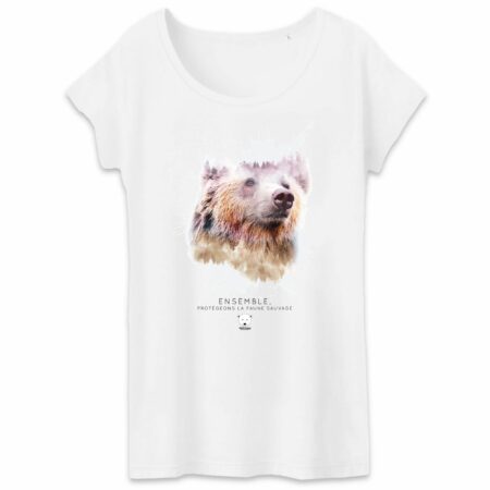 T-shirt Femme Ours