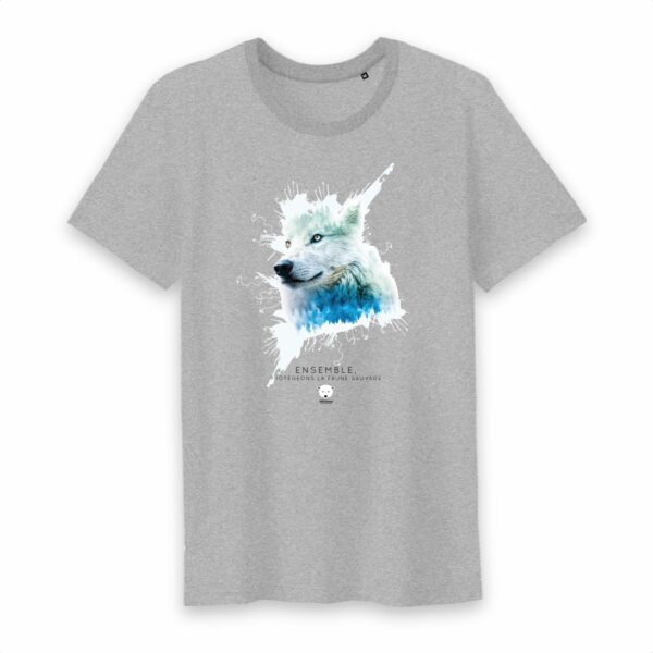 T-shirt col rond Loup